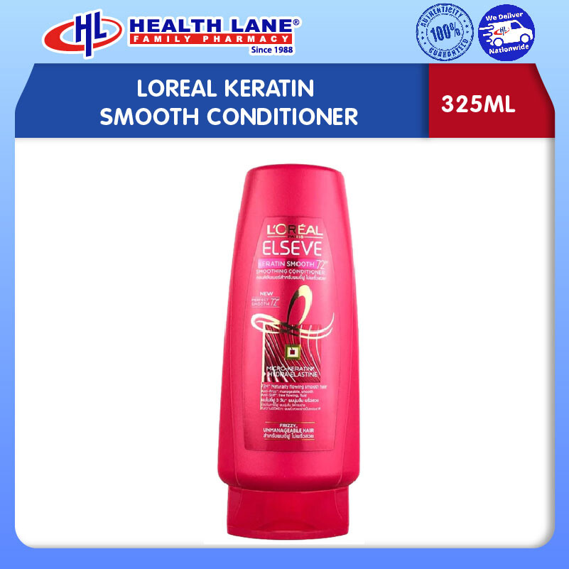 LOREAL KERATIN SMOOTH CONDITIONER (325ML)